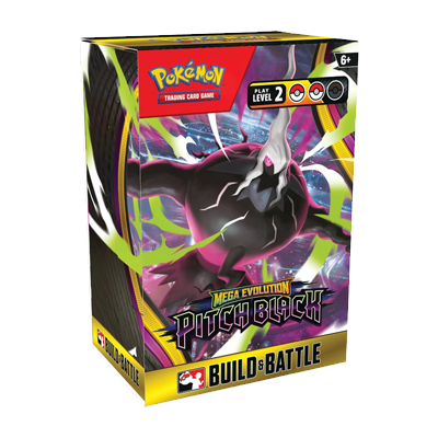 Pokemon TCG Mega Evolution Pitch Black Build and Battle Box