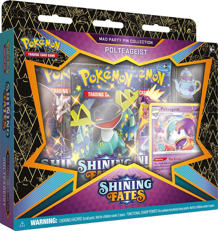 Shining Fates Mad Party Pin Collection - Polteageist
