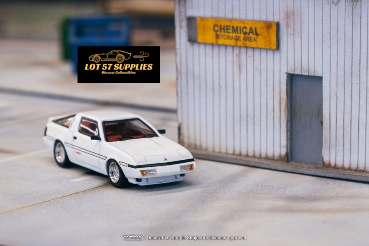 Tarmac Works Mitsubishi Starion White 1:64