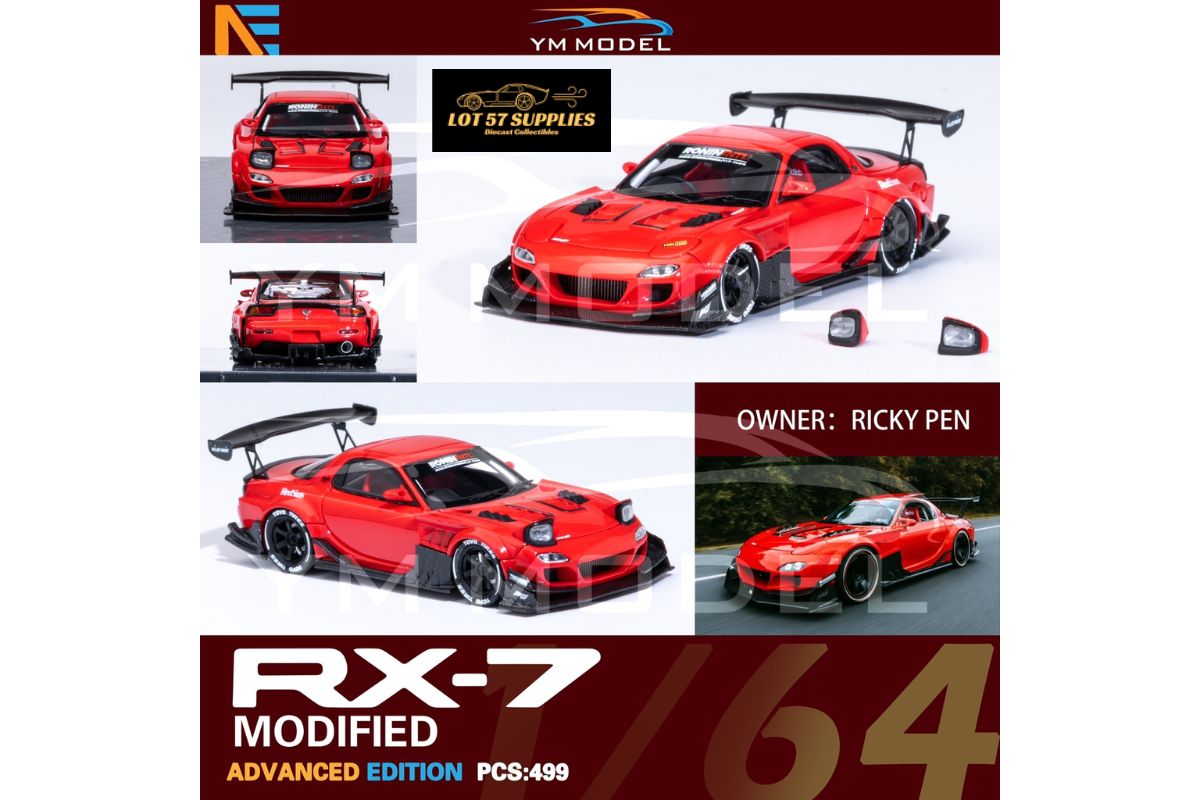 (Pre-Order) YM Model Mazda RX-7 Modified 1:64