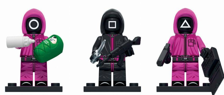 Squid Game Custom Minifig Set S3S2 (3 Figures)