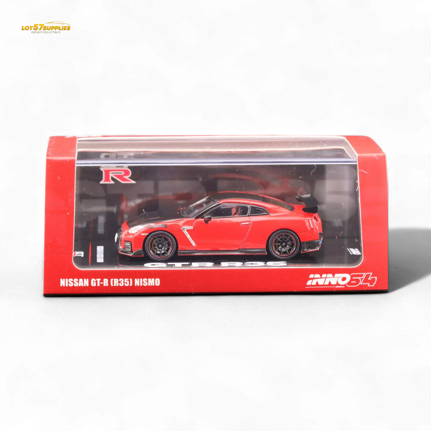 Inno64 Nissan GT-R R35 Nismo Red 1:64