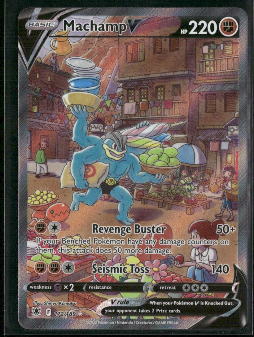Machamp V (Alternate Full Art) SWSH10: Astral Radiance #172/189