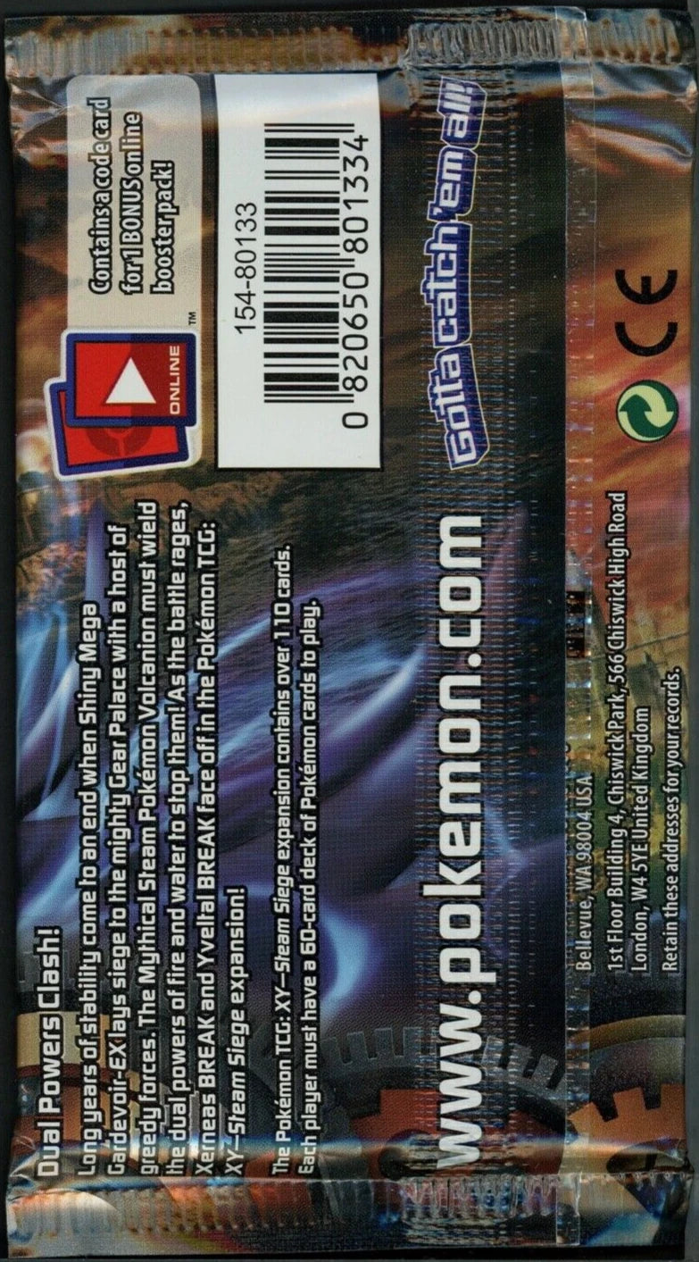 Pokemon XY Steam Siege Booster Pack