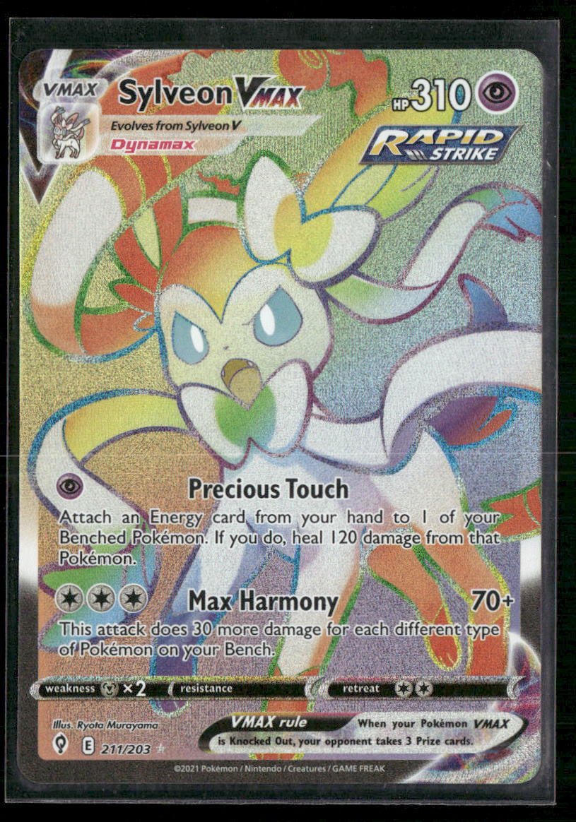Sylveon VMAX (Secret) SWSH07: Evolving Skies #211/203