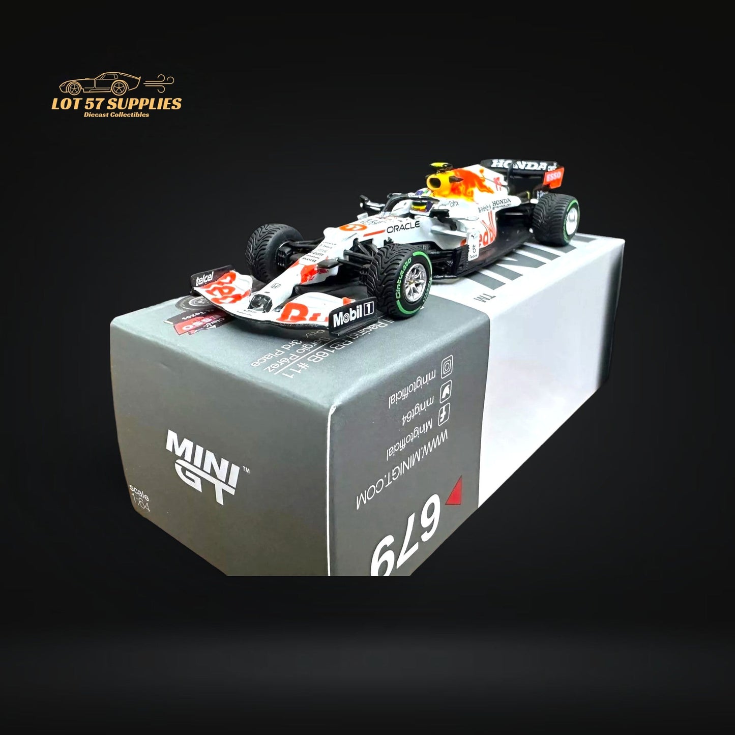 Mini-GT Red Bull RB16B #11 Sergio Pérez 1:64