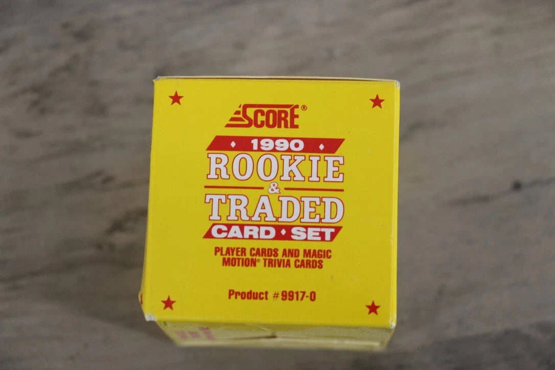1990 Score Rookie & Traded Card Set MLB Baseball