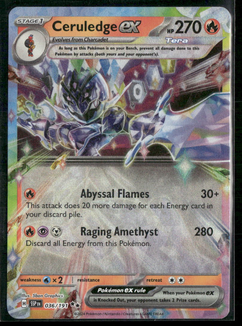 Ceruledge ex SV08: Surging Sparks #036/191