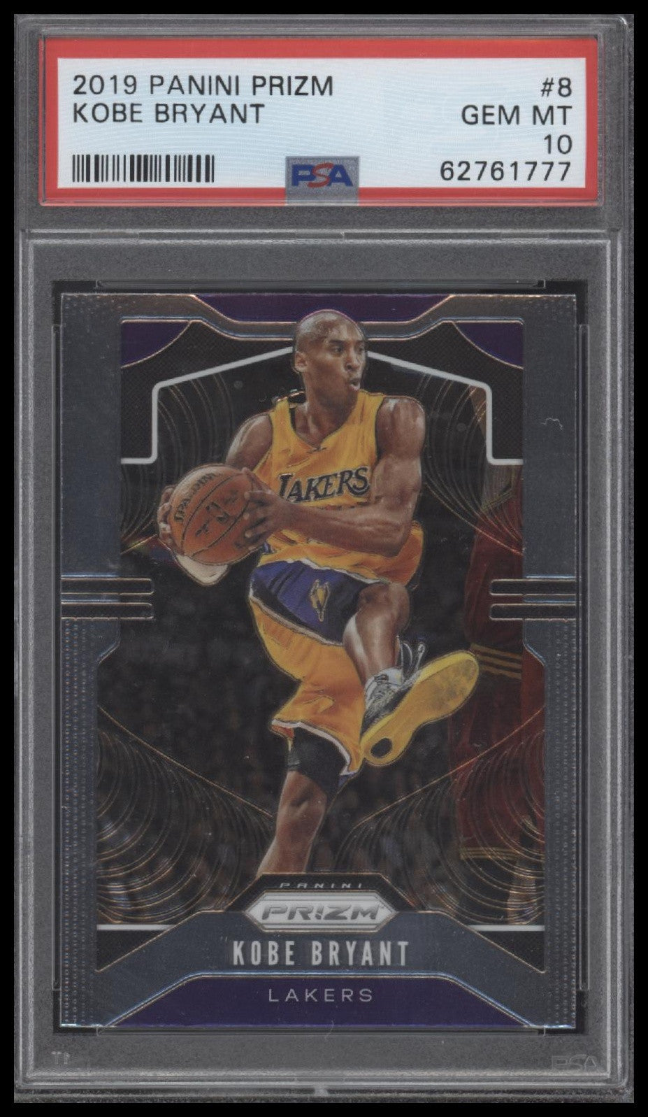 2019 Panini Prizm #8 Kobe Bryant PSA 10