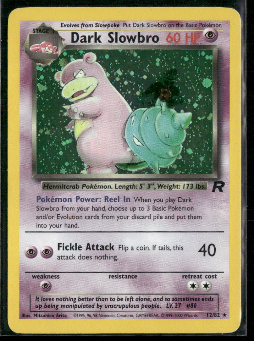 Pokemon Team Rocket #12/82 Dark Slowbro