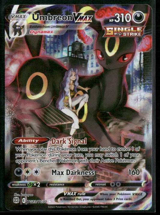 SWSH09: Brilliant Stars Trainer Gallery #TG23/TG30 Umbreon VMAX