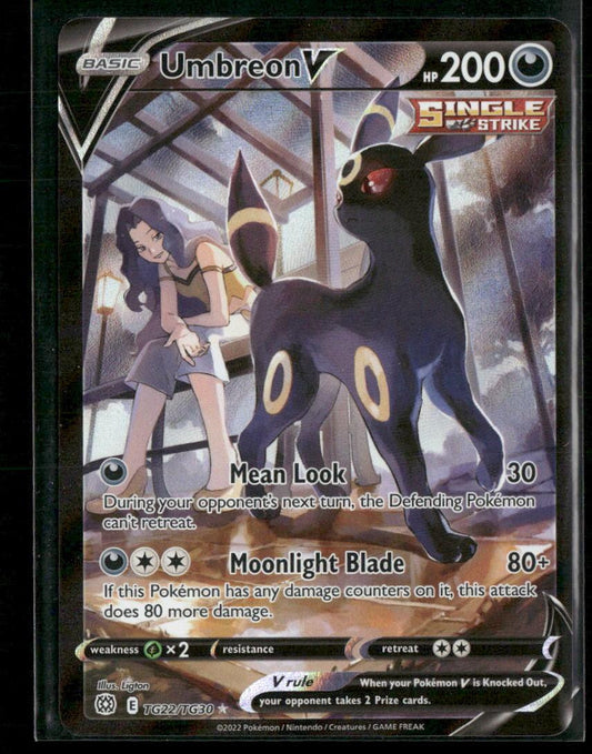 SWSH09: Brilliant Stars Trainer Gallery #TG22/TG30 Umbreon V