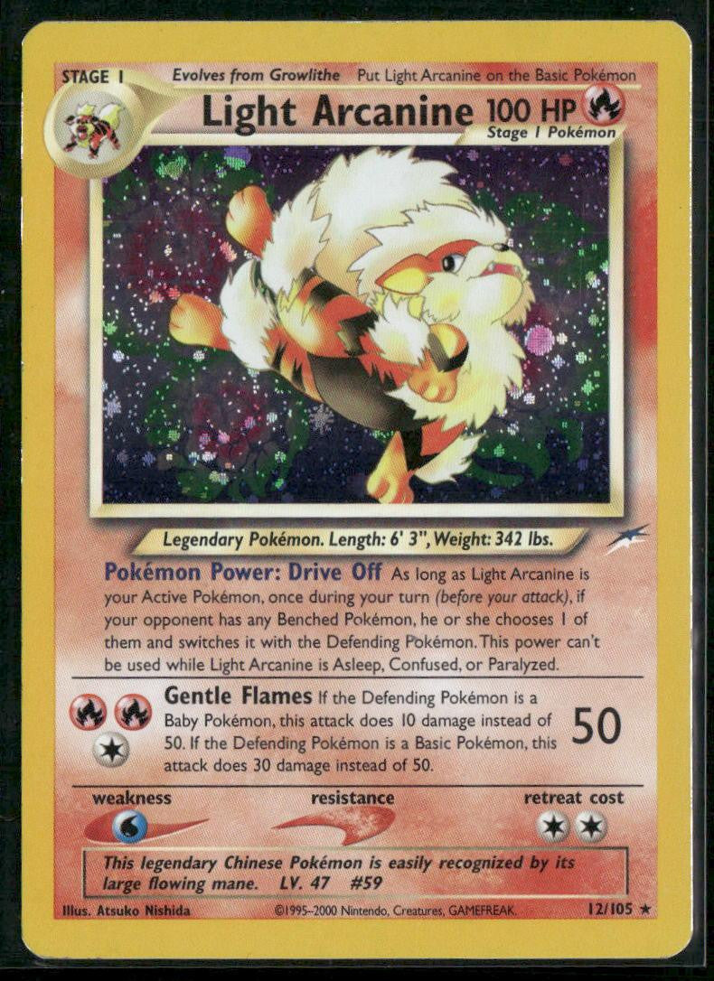 Light Arcanine Neo Destiny #012/105