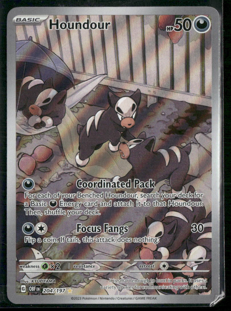 Houndour SV03: Obsidian Flames #204/197
