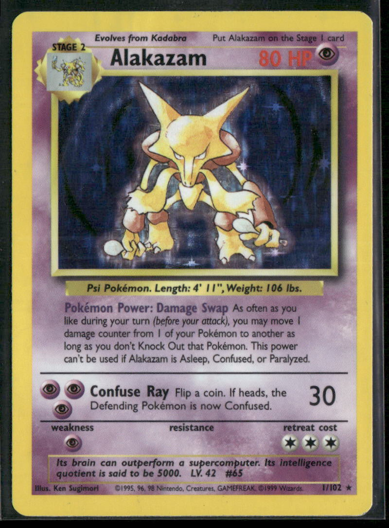 Alakazam Base Set #001/102