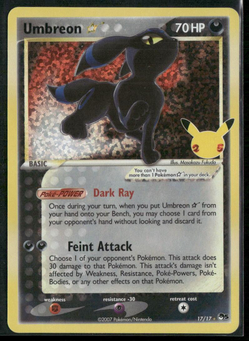 Umbreon Star Celebrations: Classic Collection #17/17