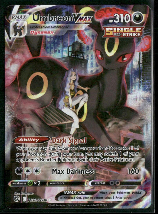 SWSH09: Brilliant Stars Trainer Gallery #TG23/TG30 Umbreon VMAX