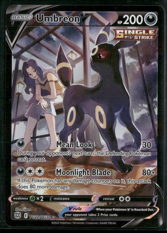 SWSH09: Brilliant Stars Trainer Gallery #TG22/TG30 Umbreon V