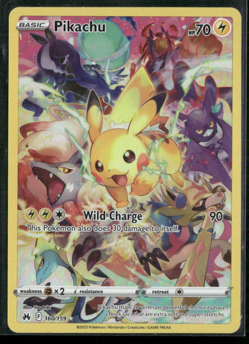 Pikachu (Secret) Crown Zenith #160/159