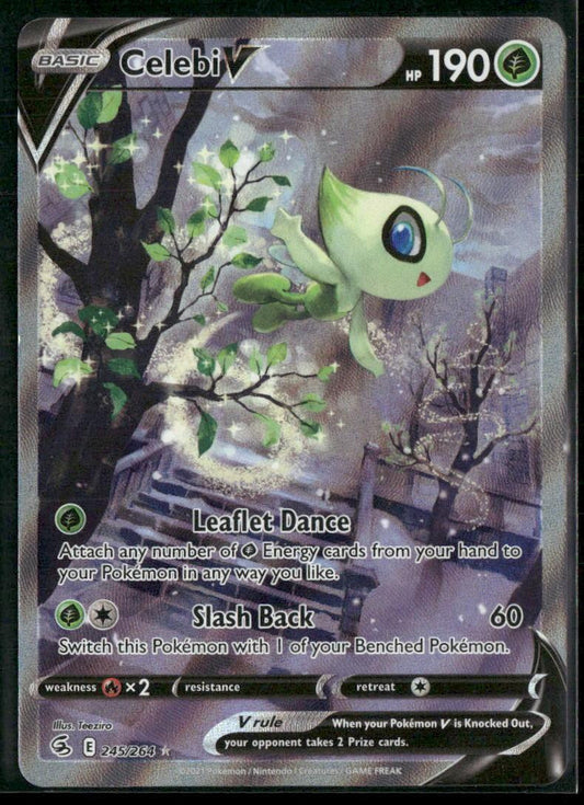 SWSH08: Fusion Strike #245/264 Celebi V (Alternate Full Art)