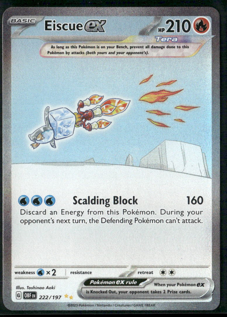 Eiscue ex SV03: Obsidian Flames #222/197
