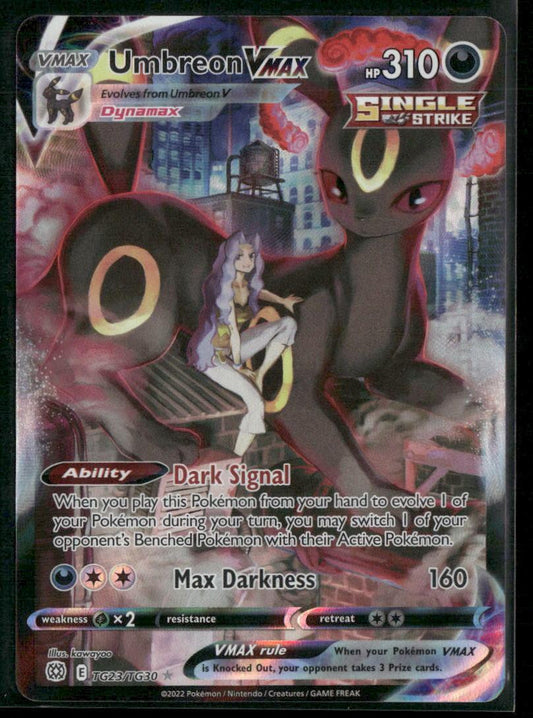 SWSH09: Brilliant Stars Trainer Gallery #TG23/TG30 Umbreon VMAX