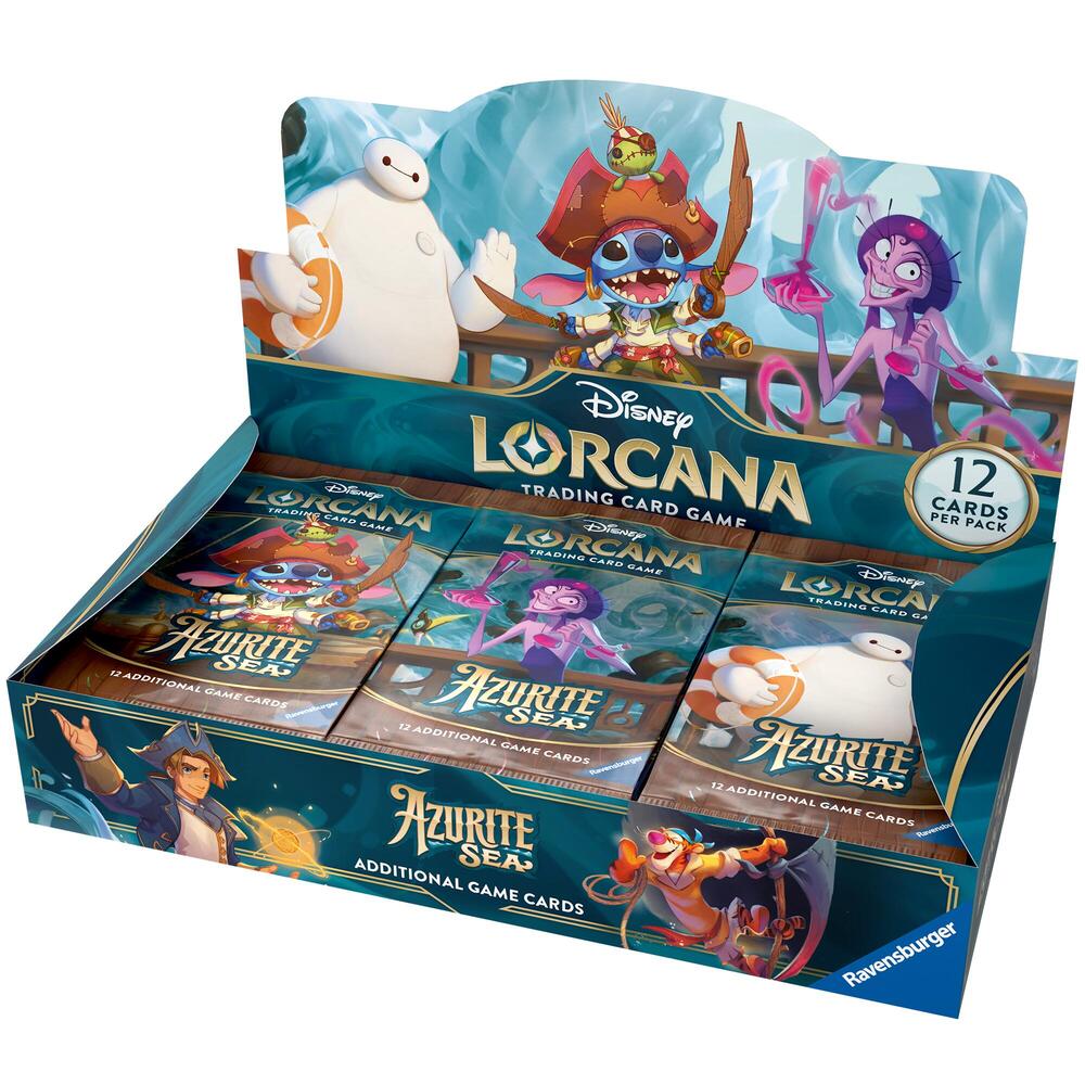 迪士尼洛卡娜 (Disney Lorcana):蓝铜矿之海 (Azurite Sea) 补充包 - 蓝铜矿之海