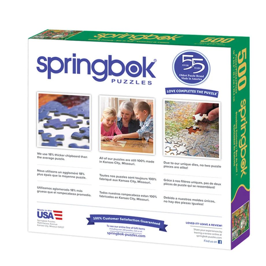 Stocking Curiosity 500 Piece Jigsaw Puzzle by Springbok Puzzles
