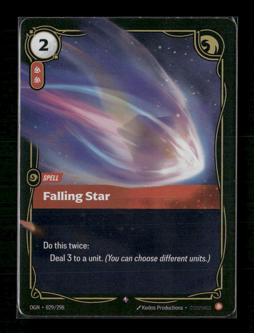 Falling Star #029/298 Foil Rare -... | ORB Trading Cards – Orb