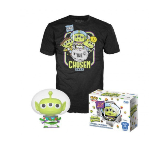 Buzz Lightyear (Glow in the Dark, Alien Remix) & Chosen Ones Tee (L, Sealed) 749 - Target Exclusive
