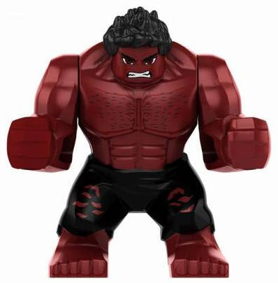 Red Hulk Custom Minifig – General Thunderbolt Ross