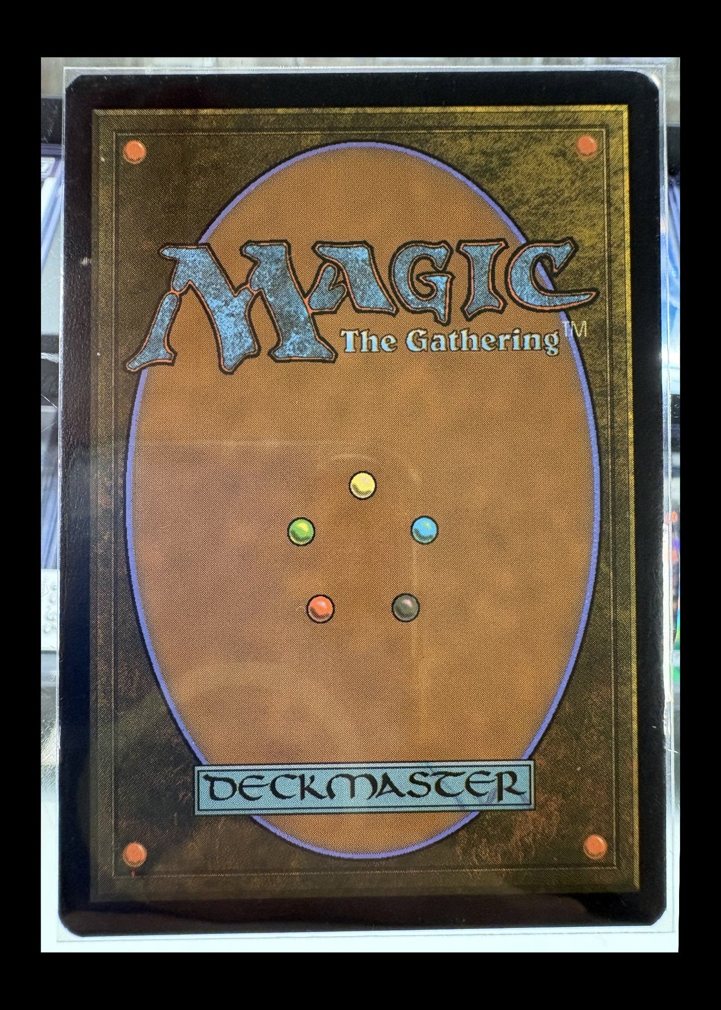 Blood Crypt #530 Unfinity borderless Galaxy Foil Magic card back - full photographed perimeter retained with black safety border