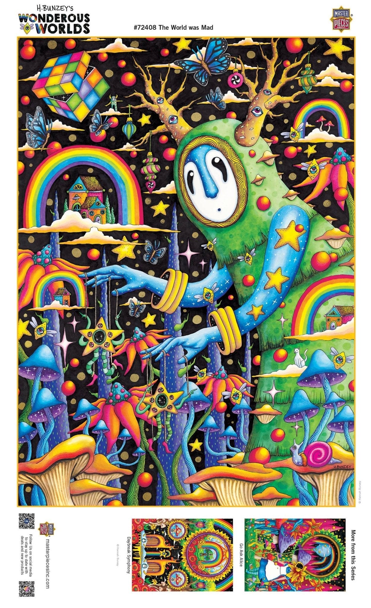 Wonderous Worlds - The World Was Mad 1000 Piece Puzzle by Masterpieces