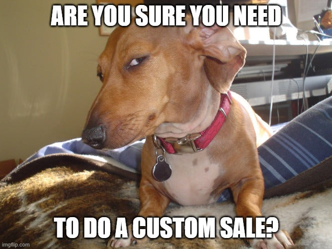 POS Custom Sale Collections