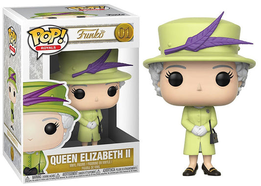 Queen Elizabeth II (Wedding, Royals) 01  [light damage]