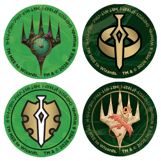 An Unexpected Crafting Party - official WPN The Hobbit Treasure Tokens and stickers