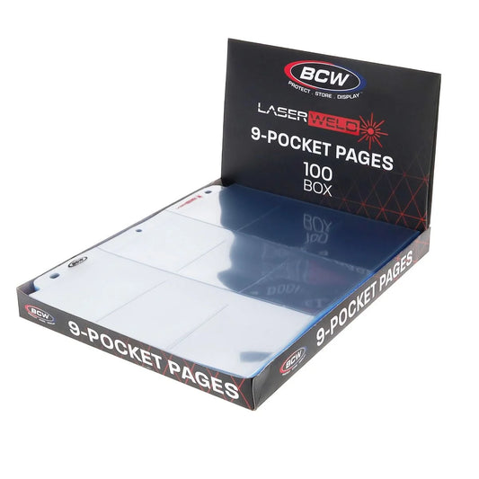 BCW LaserWeld 9-Pocket Page (100 ct.)