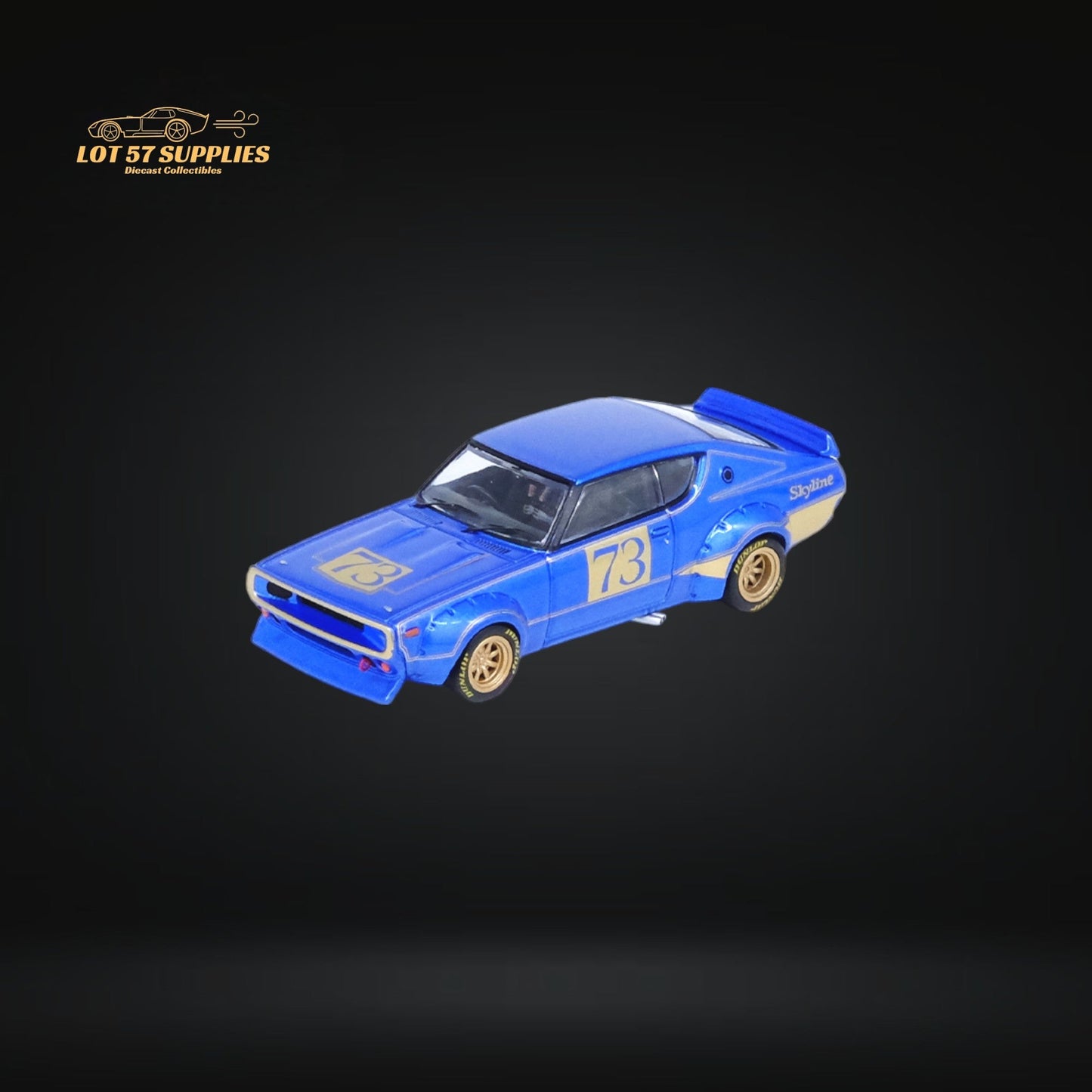 Inno64 Nissan Skyline 2000 GT-R KPGC10 Racing Concept Blue 1:64