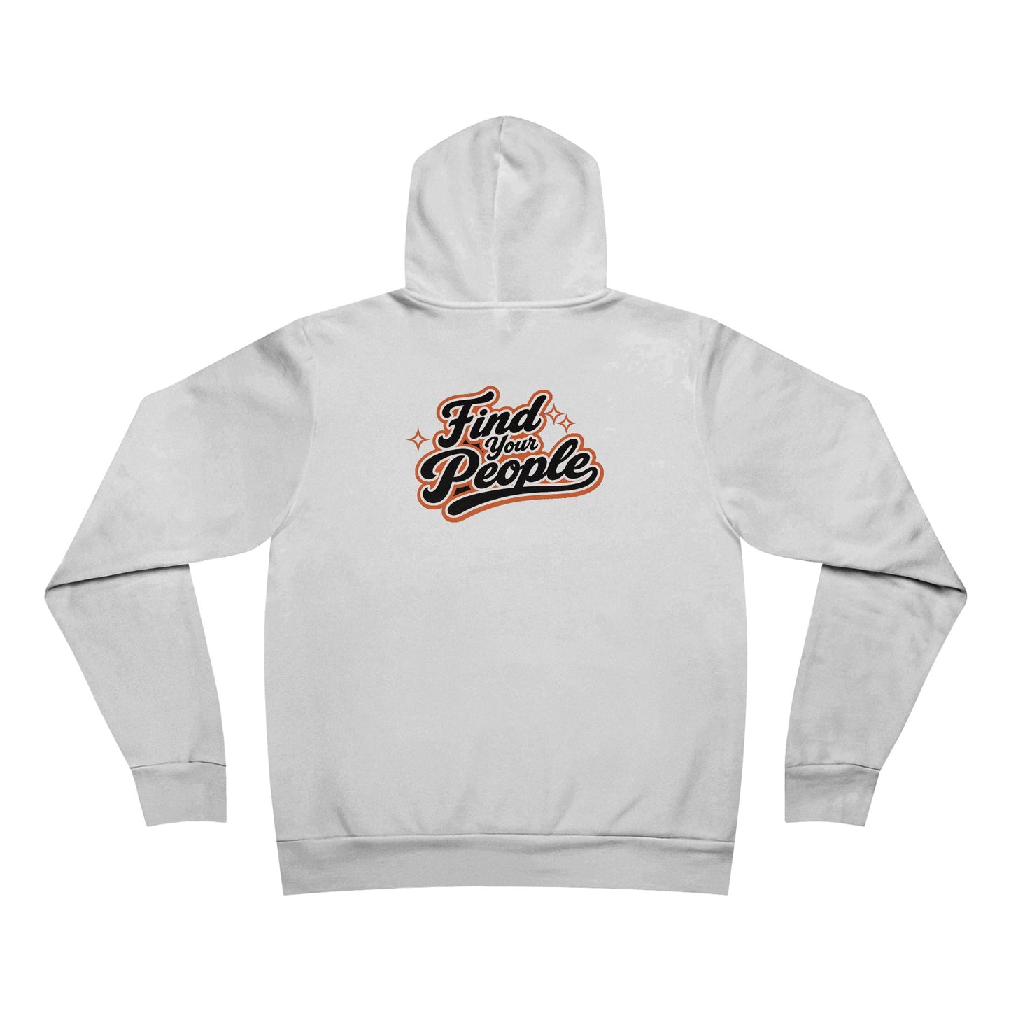 Find Your People Hoodie — Cozy Pullover with Retro Script