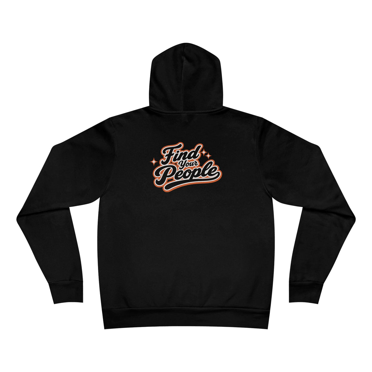 Find Your People Hoodie — Cozy Pullover with Retro Script