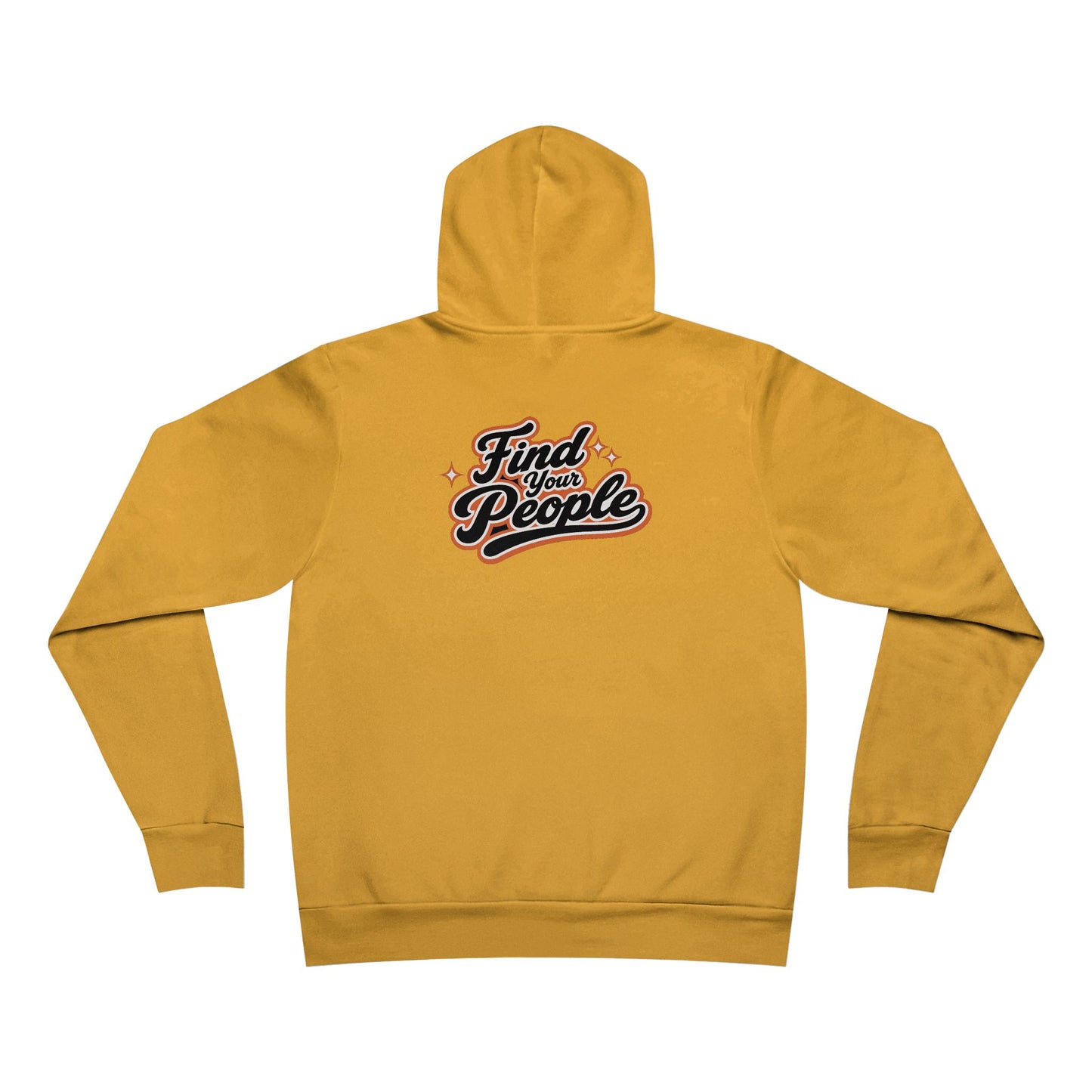 Find Your People Hoodie — Cozy Pullover with Retro Script