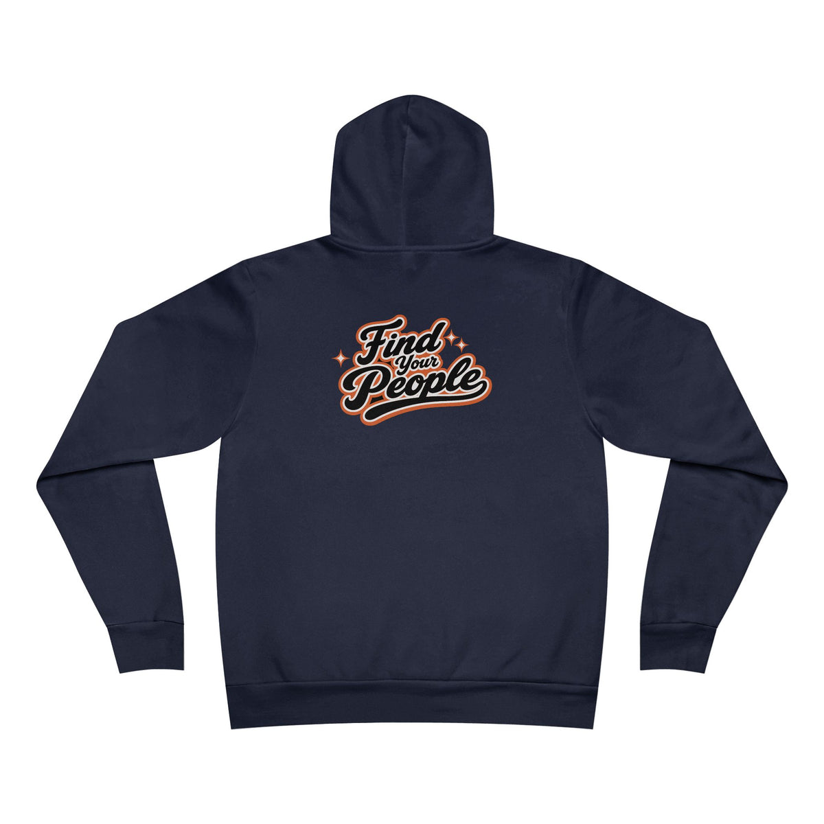 Find Your People Hoodie — Cozy Pullover with Retro Script