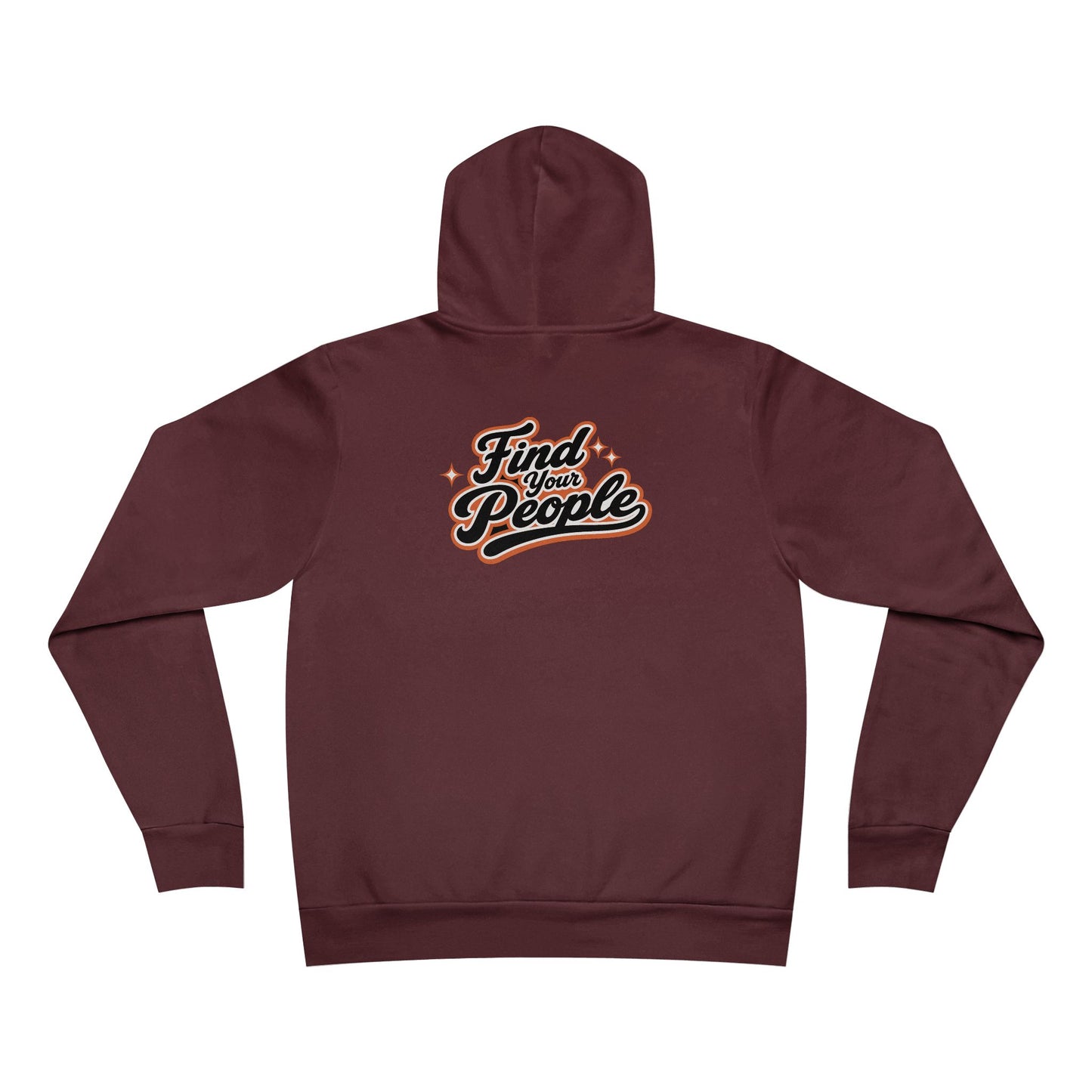 Find Your People Hoodie — Cozy Pullover with Retro Script