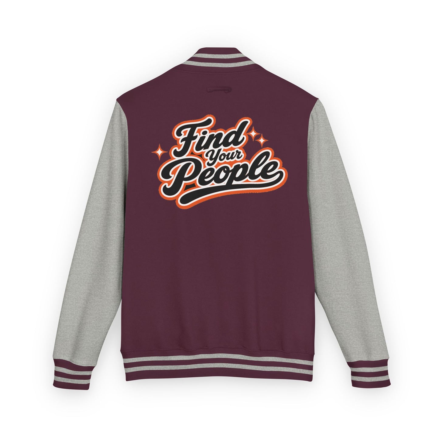 Letterman Jacket — "Find Your People" Retro Varsity Jacket