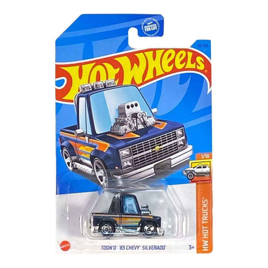 Hot Wheels Toon'd '83 Chevy Silverado - Hot Trucks Series 1/10