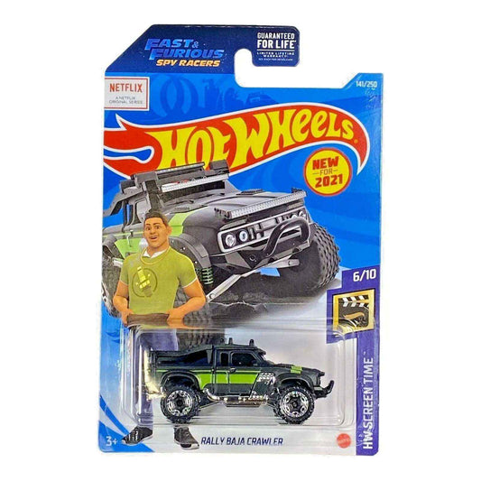 Hot Wheels (Black) Rally Baja Crawler - Screen Time Series 6/10 - Fast & Furious Spy Racers