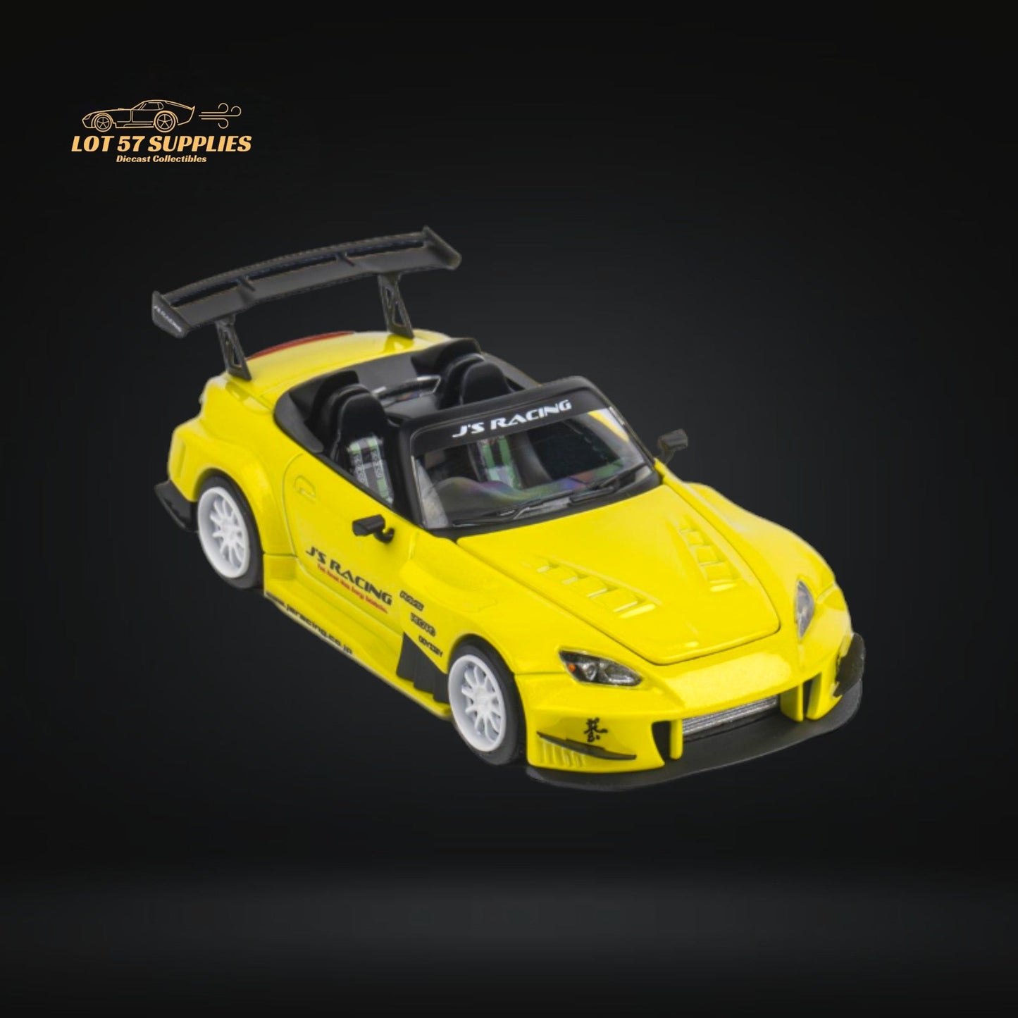 Microturbo Honda S2000 JS Racing Indy Yellow Pearl 1:64