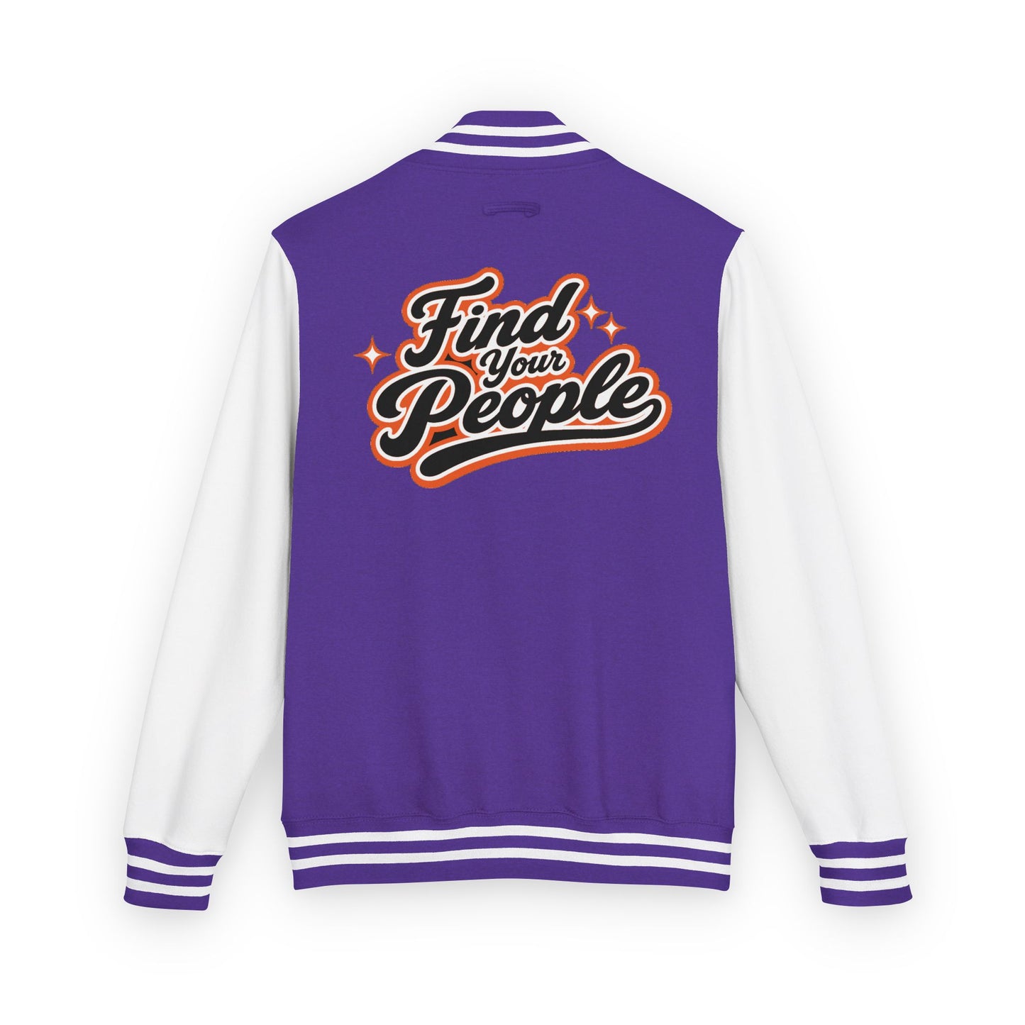 Letterman Jacket — "Find Your People" Retro Varsity Jacket