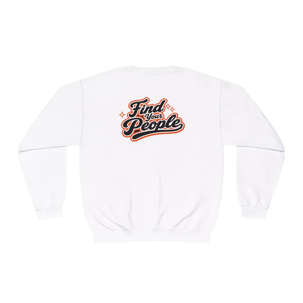 Find Your People Crewneck Sweatshirt – Retro Script Graphic Pullover