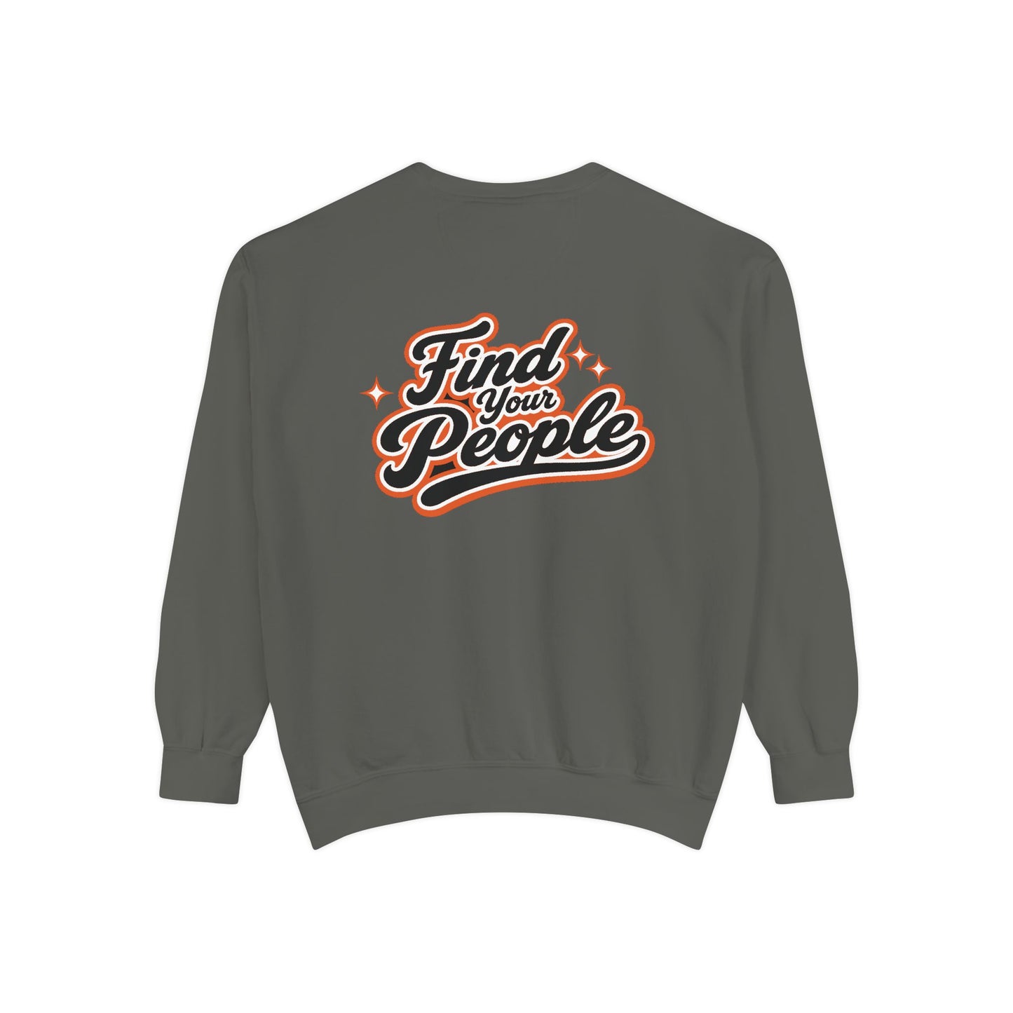 Find Your People Sweatshirt — ORB Trading Cards Retro Graphic Crewneck